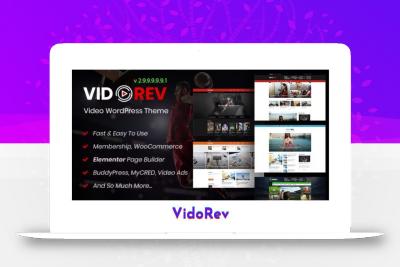 VidoRev v2.9.9.9.9.9.1 WordPress Theme-皓月星辰