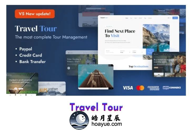 Travel Tour v5.1.9 Theme-皓月星辰