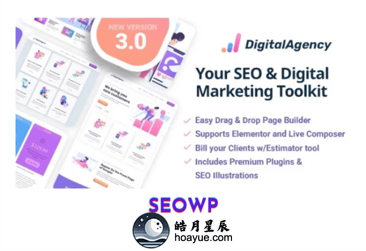 SEOWP v3.4.0 WordPress 主题-皓月星辰