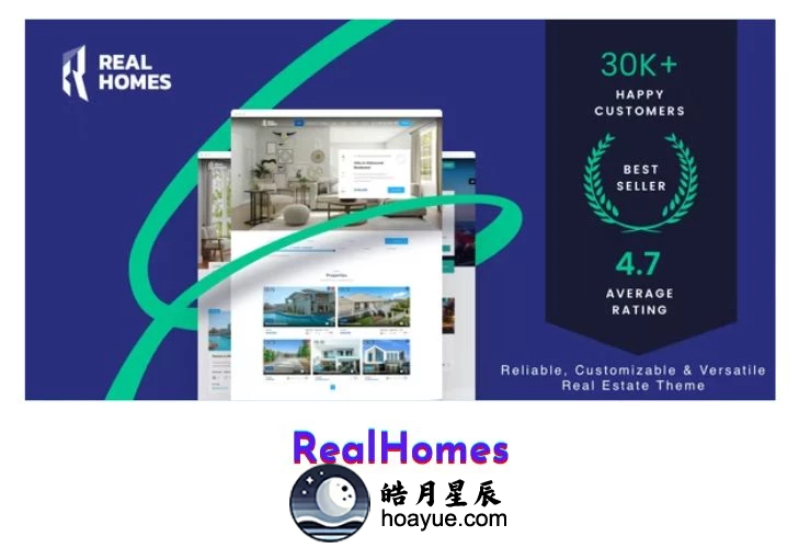 RealHomes v4.3.3 WordPress 主题-皓月星辰