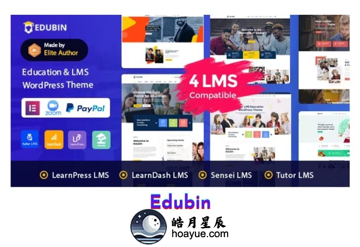 Edubin v9.2.15 WordPress 主题-皓月星辰