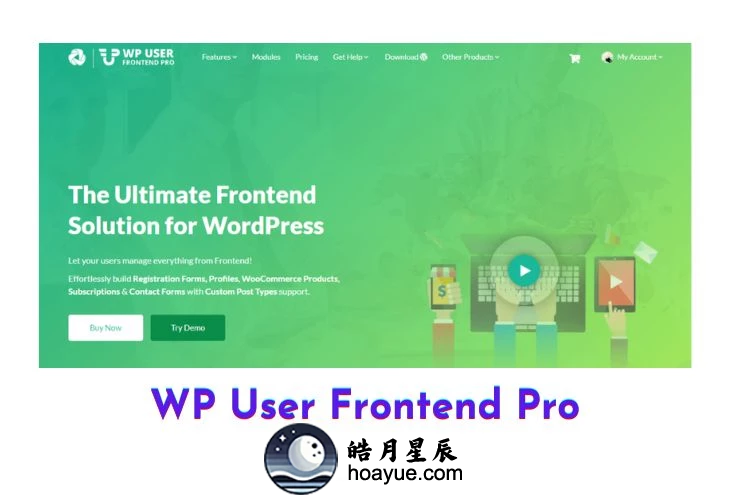 WP User Frontend Pro v4.0.11 插件-皓月星辰