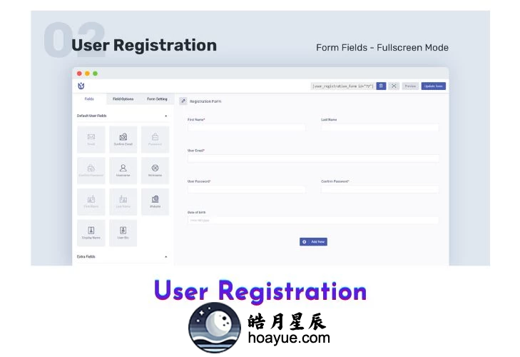 User Registration Pro v4.3.3 插件-皓月星辰