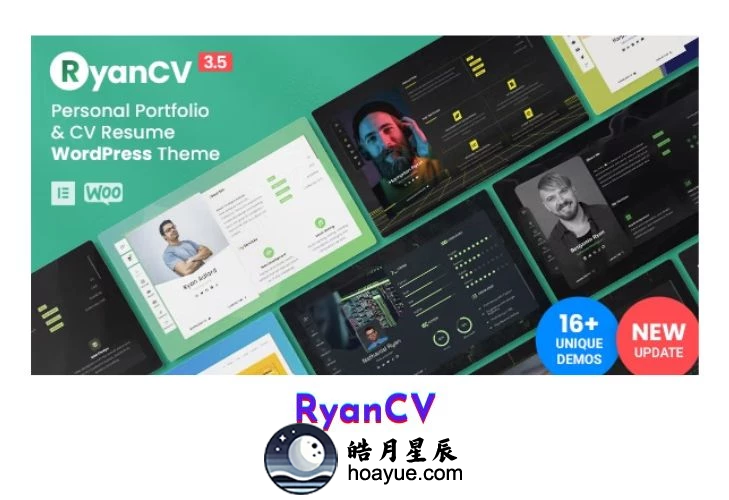 RyanCV v3.7.1 WordPress 主题-皓月星辰